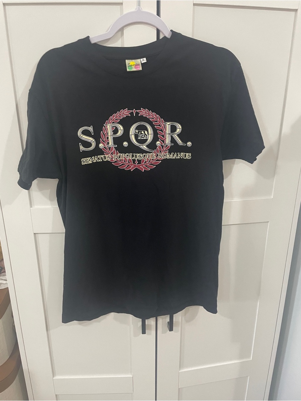 SPQR Graphic Short Sleeve Tee - Black